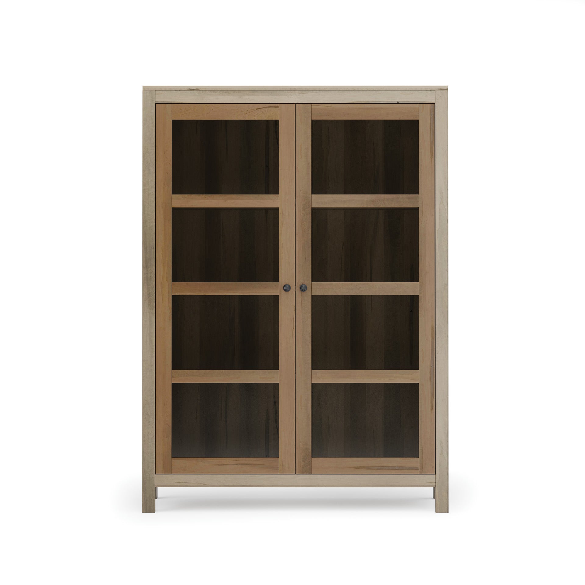 Perry Maple 2 Door Cabinet in Blue Sage