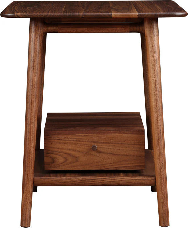 Walnut Grove End Table With Drawer