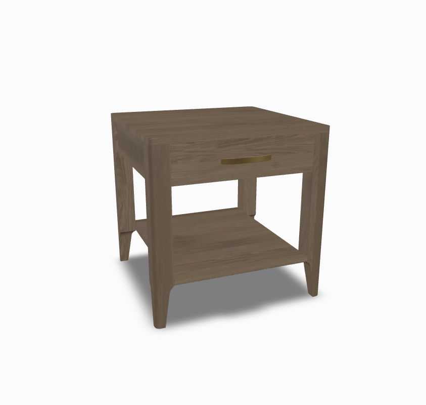 Toulon End Table in Oak Wood