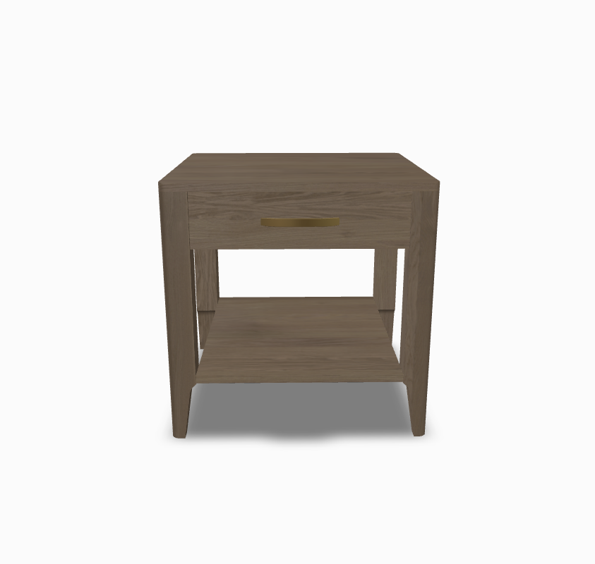 Toulon End Table in Oak Wood
