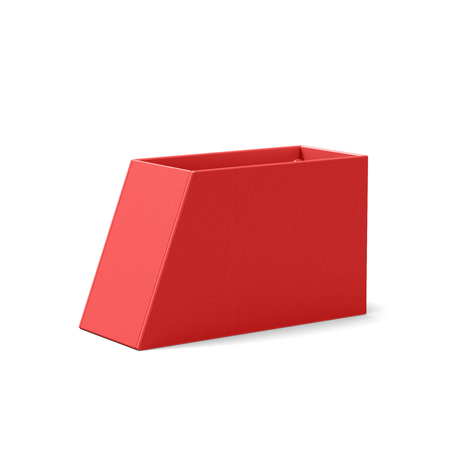 Tessellate 18 Slope Planter Red