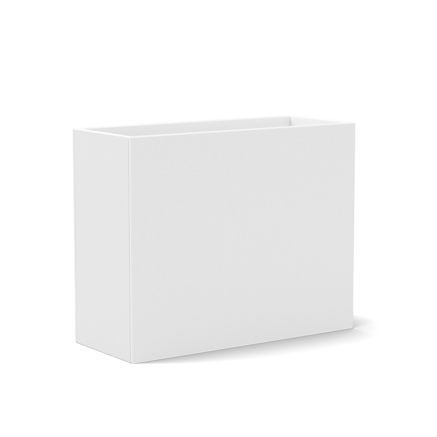 Tessellate Planter Rectangle White