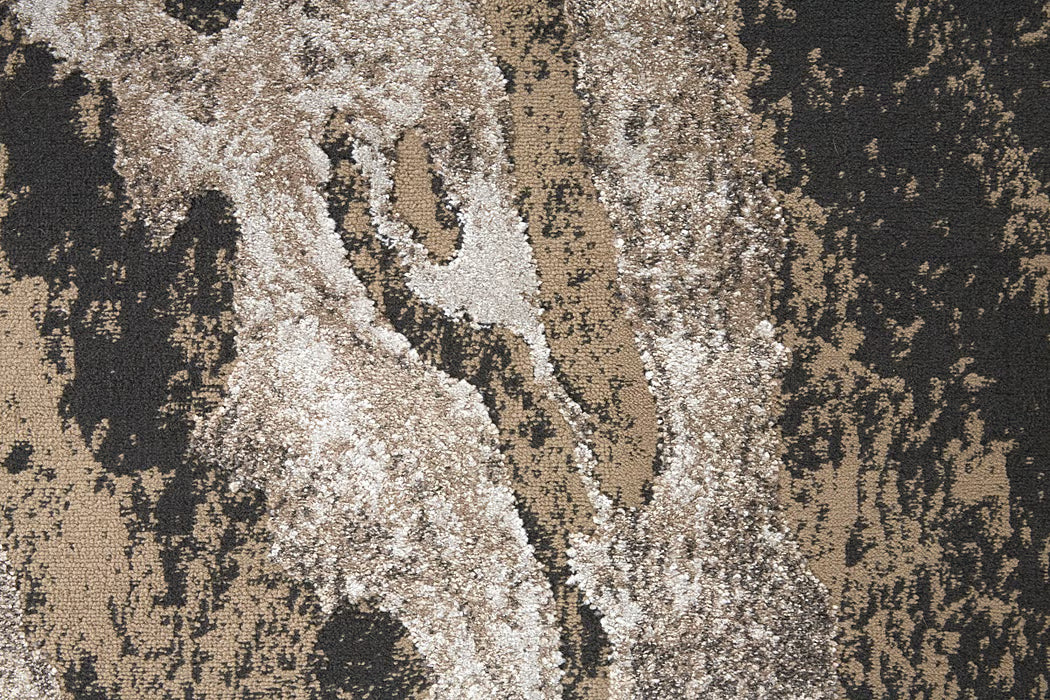 Vancouver 8' x 10' Area Rug in Charcoal Baige
