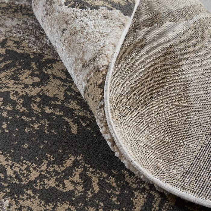 Vancouver 8' x 10' Area Rug in Charcoal Baige