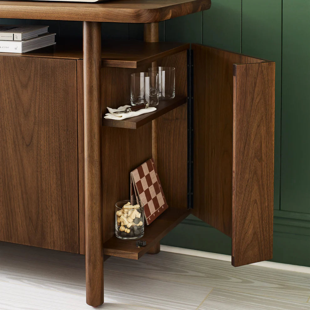 Walnut Grove Credenza with Stone top