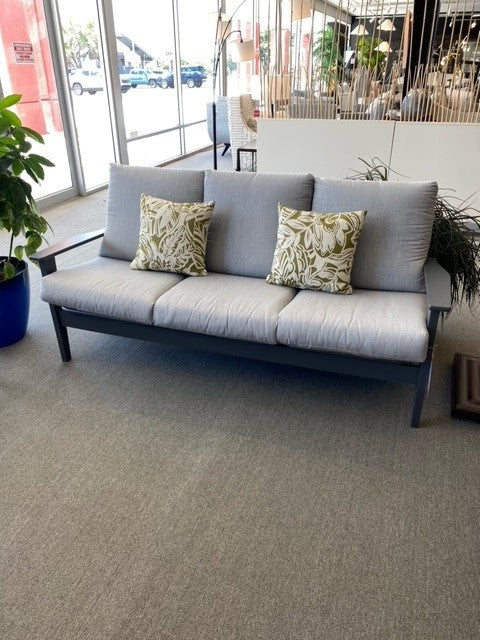 Wexler Outdoor Sofa in Graphite & Greystone