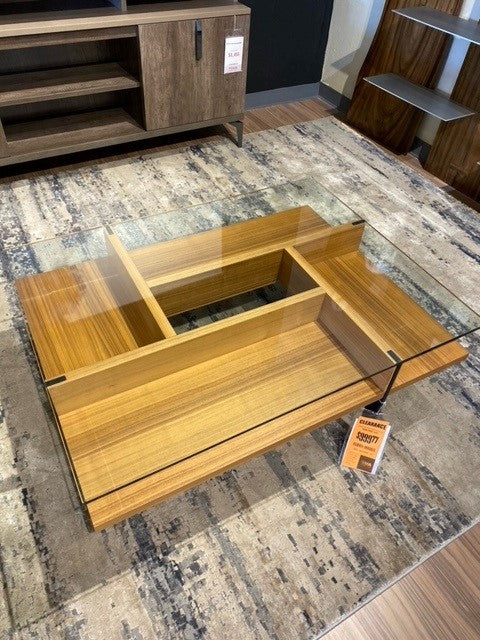 Terrace Rectangular Coffee Table In Natural Walnut
