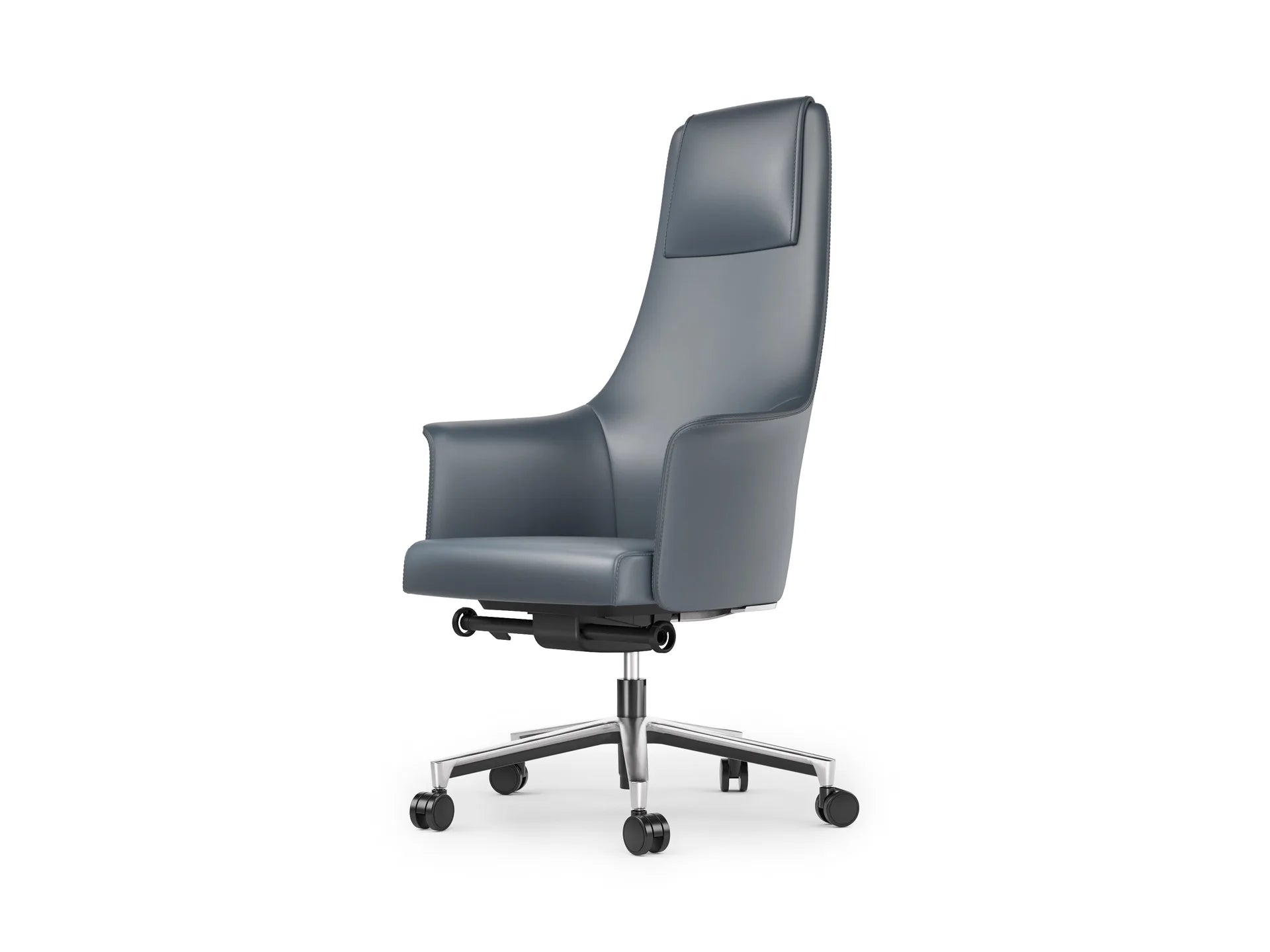 Bolo Office Chair in Ocean Leather