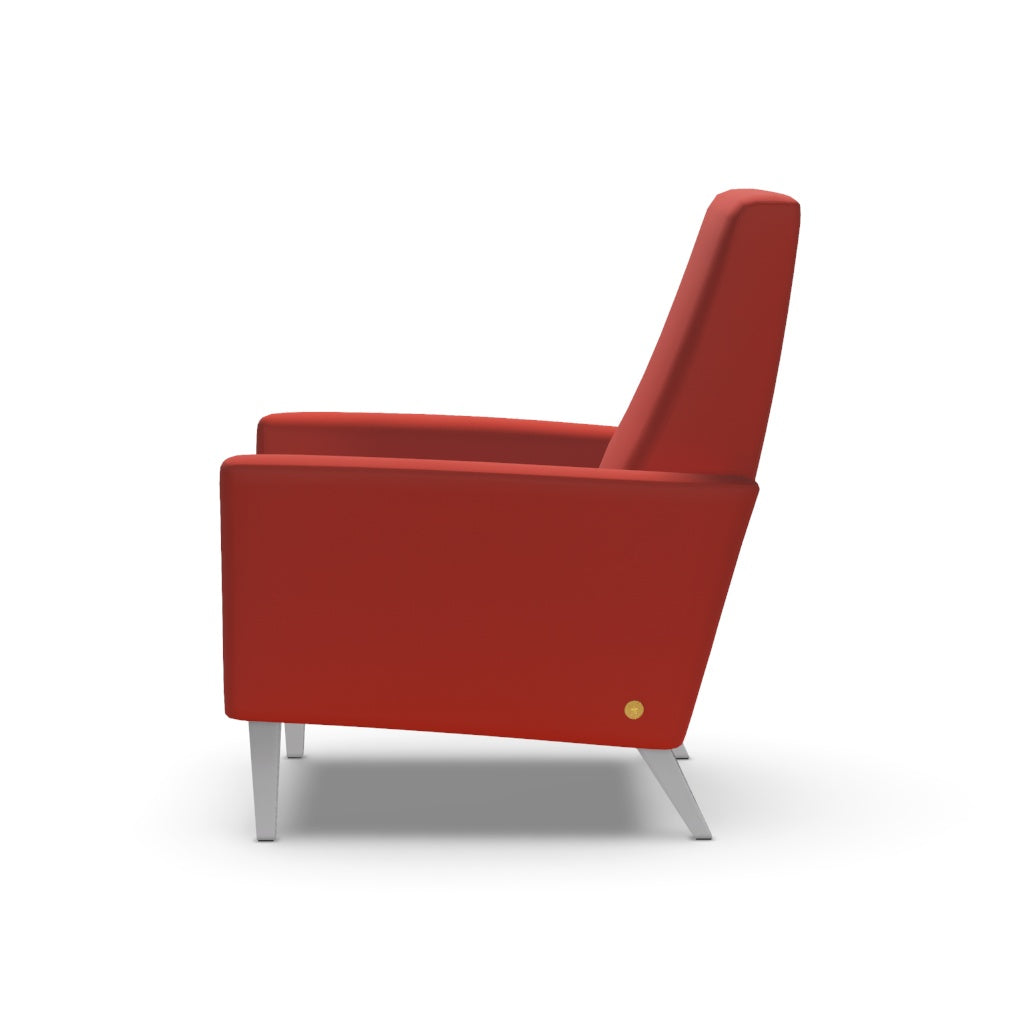 Vida Recliner Chair in Elmo Nantucket Red