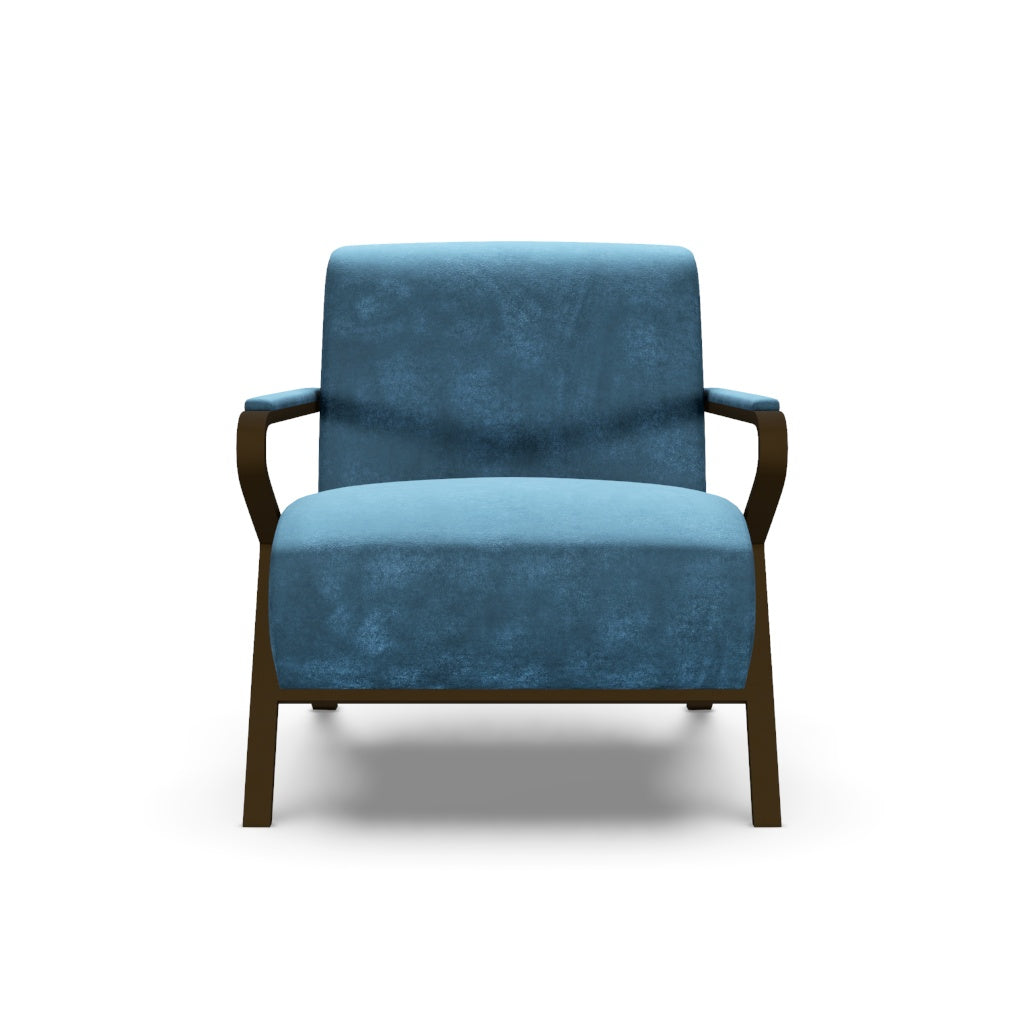 Oscar Accent Chair in Toray Ultrasuede Horizon
