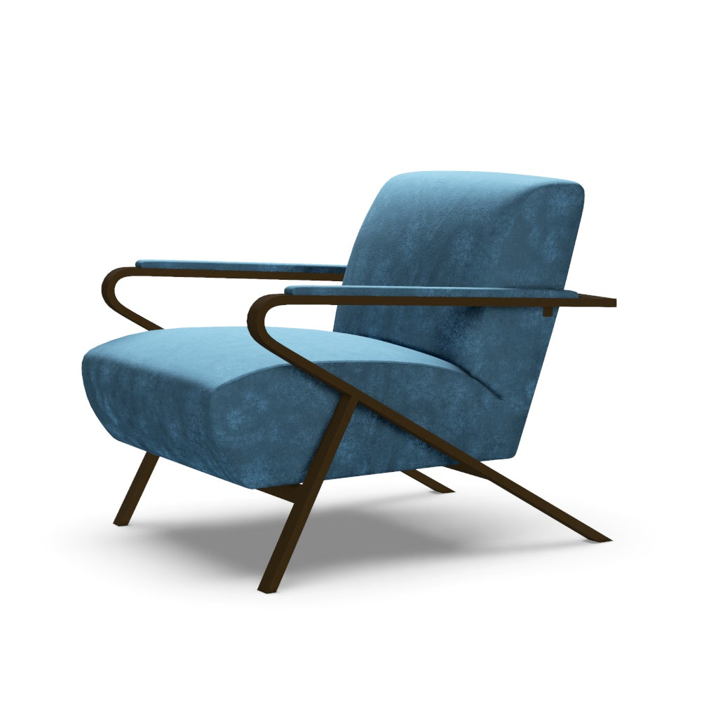 Oscar Accent Chair in Toray Ultrasuede Horizon
