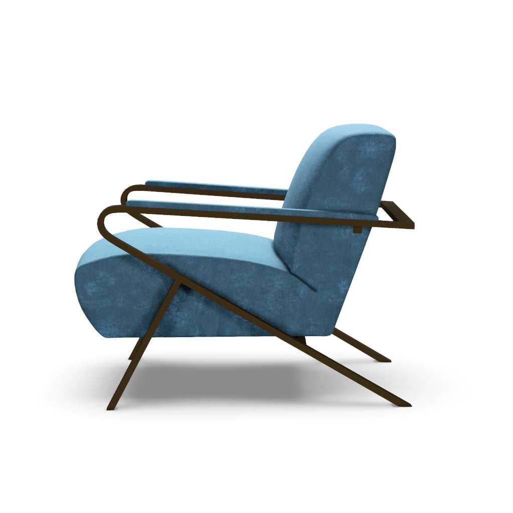 Oscar Accent Chair in Toray Ultrasuede Horizon