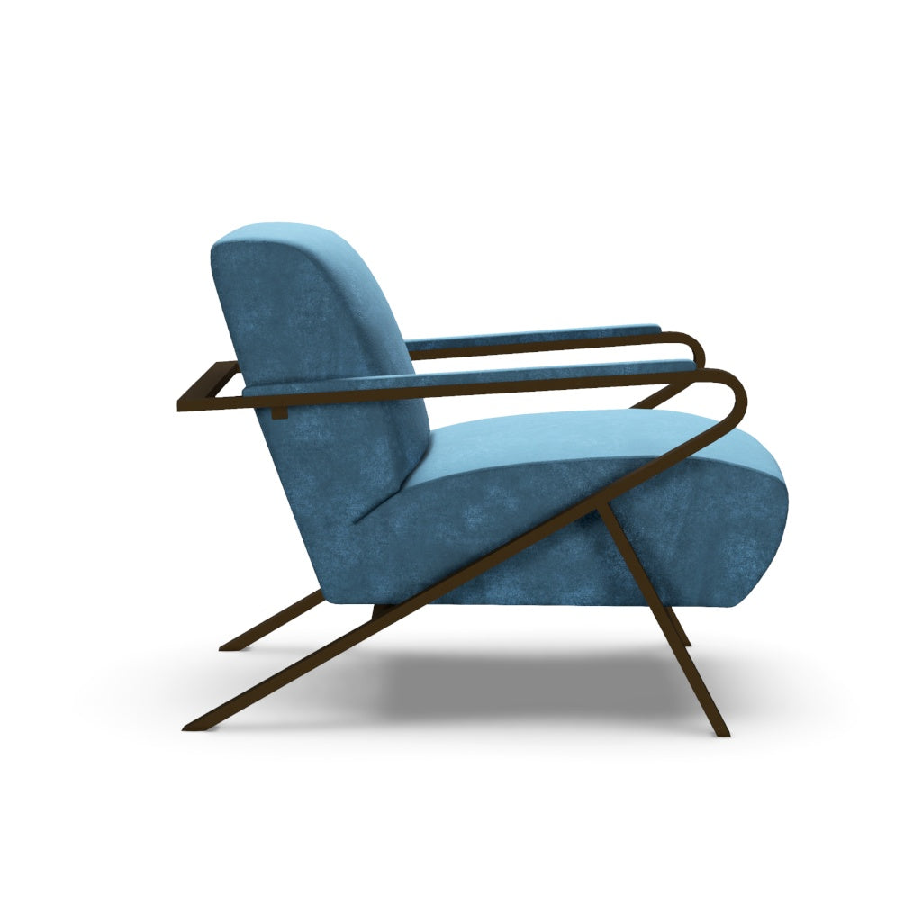 Oscar Accent Chair in Toray Ultrasuede Horizon