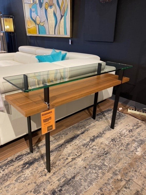 Terrace Console table in Natural Walnut