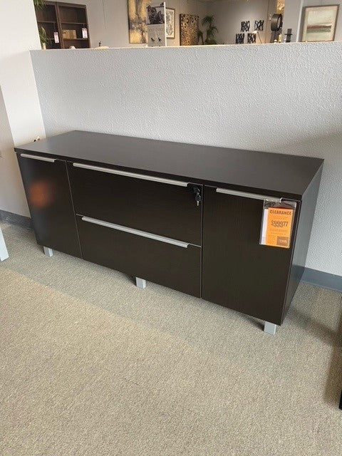 Kalmar Office Credenza in Espresso Finish