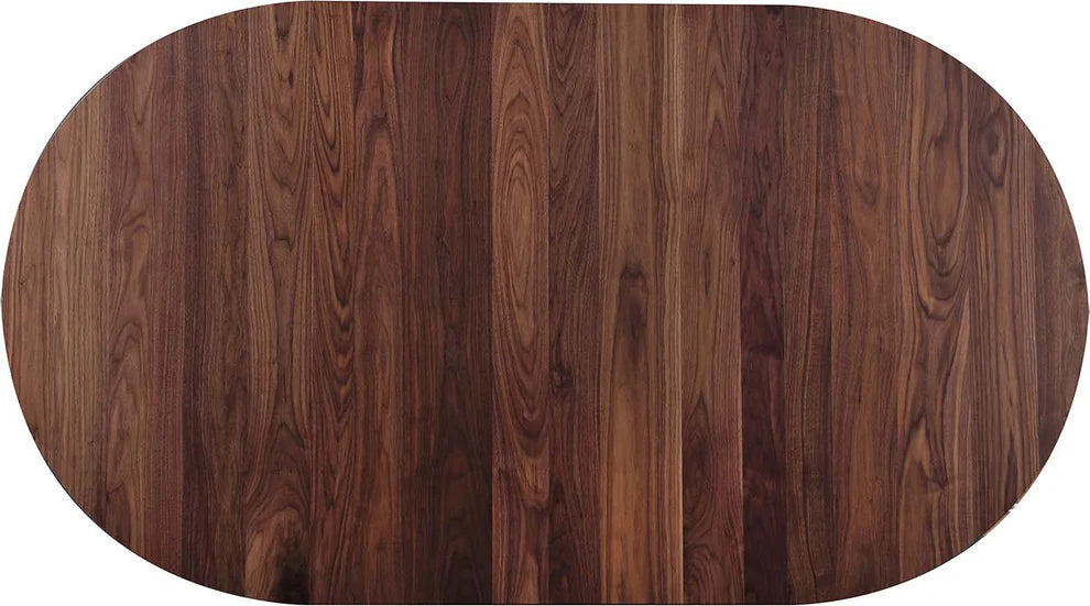 Walnut Grove Round Dinning table with 2 Leave Extention