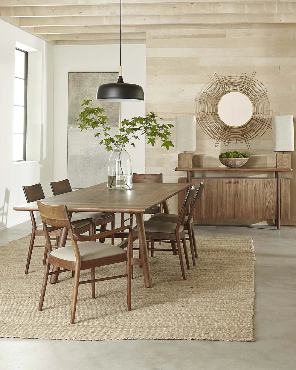 Walnut Grove Credenza with Stone top